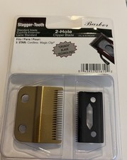 Barber Stagger-Tooth Clipper Blade Gold for 5 Star Magic Clip 2161-700 New