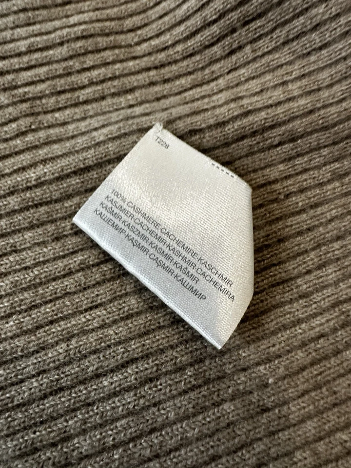 C&A Sixth Sense 100% Cashmere Kashmir Strickjacke  Langarm Cardigan Braun 0c - Bild 4 von 4