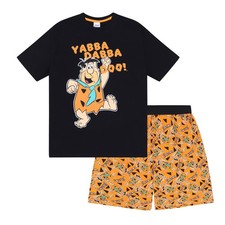 The Flintstones Fred Flintstone Official Gift Boys Kids Loungewear Short Pajamas
