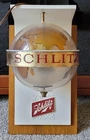 Vintage Schlitz Spinning Globe Beer Sign Bar Lamp 1968 WORKS