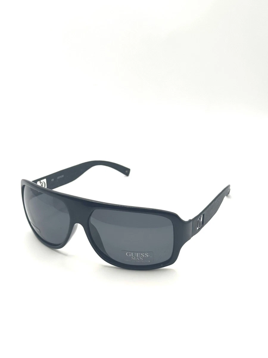 Guess Y2K Triangle Logo Black Women\'s Rectangular Oversized Sunglasses Guess oversized sunglasses - Gem main image 2