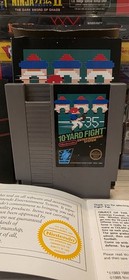 NES NINTENDO 10 YARD FIGHT CIB 💯 AUTHENTIC 🎅