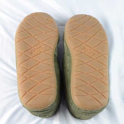L.L. Bean Wicked Good Boot Moc Slippers Mens 11M Gray Suede  display picture 1