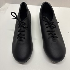 Tap Shoes Linodes Black Lace Up Dance Shoes Women 9 / Men 8 Unisex EUC