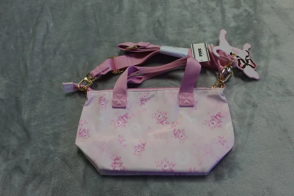 Mini Bolso de Mano Victoria's Secret ROSA x LoveShack Elegante Nuevo con Etiquetas Foto 4 de 4