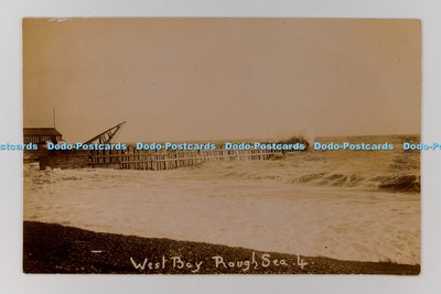 C029961 West Bay Rough Sea Bridport Shephard