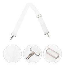 White Snare Strap Drum Shoulder Sling Belt Oxford Cloth Suspender
