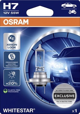 Osram Scheinwerferlampe H7 Whitestar 2.0  Scheinwerfer