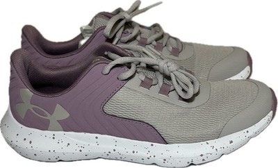 NEW Under Armour Outhustle2 Running  Sneakers Grey Purple Women s Sz  6,5 Y EU39