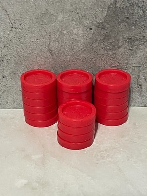 2002 Connect Four - Replacement Red Checkers x21