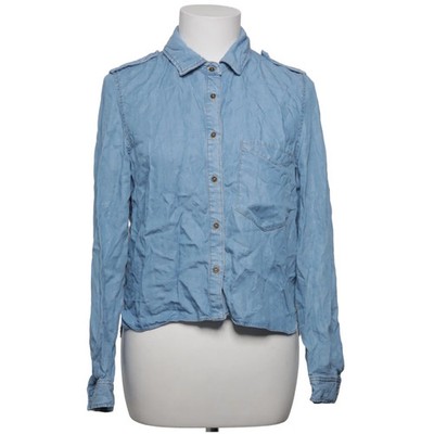 Zara Basic, Jeanshemd, Größe: S, Z1975 DENIM, Blau, Lyocell, Denim, Damen #F25