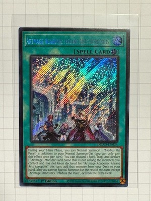Yu-Gi-Oh! Artmage Academic Arcane Arts Acropolis DUAD-EN054 Secret Rare 1st Ed.