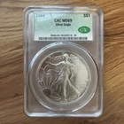 1988 American Silver Eagle MS69 CAC 1 Ounce Oz. .999 Silver Round 🔥