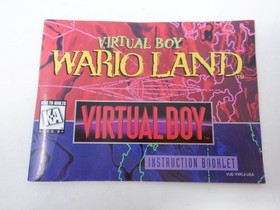 Virtual Boy Wario Land Tested & Working (Nintendo Virtual Boy, 1995) & Manual