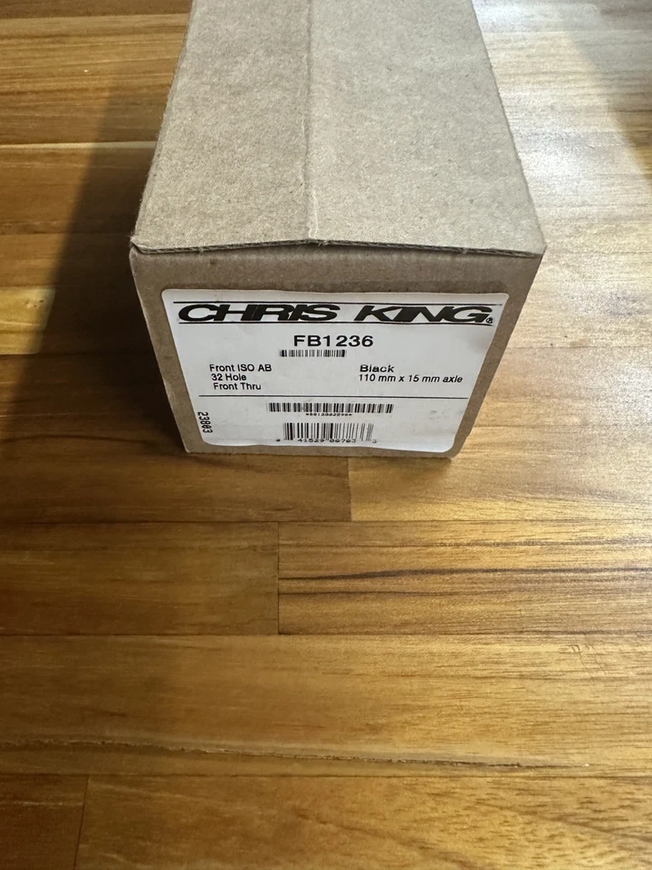 Chris King Frontal ISO AB 32 Agujeros Delanteros 110 x 15mm Negro Foto 2 de 2