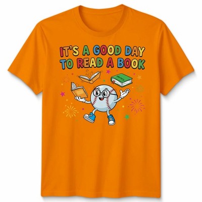 Its A Good Day To Read A Book Reading Lover Herren T-Shirt Damen Grafik Tee