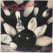 The J. Geils Band Signed Autograph Best Of Vinyl Record by 2 Geils & Justman JSA