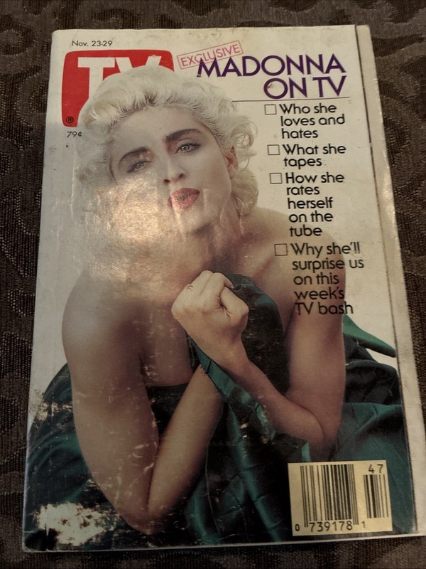 TV Guide Magazine November 23 1991 Madonna on TV