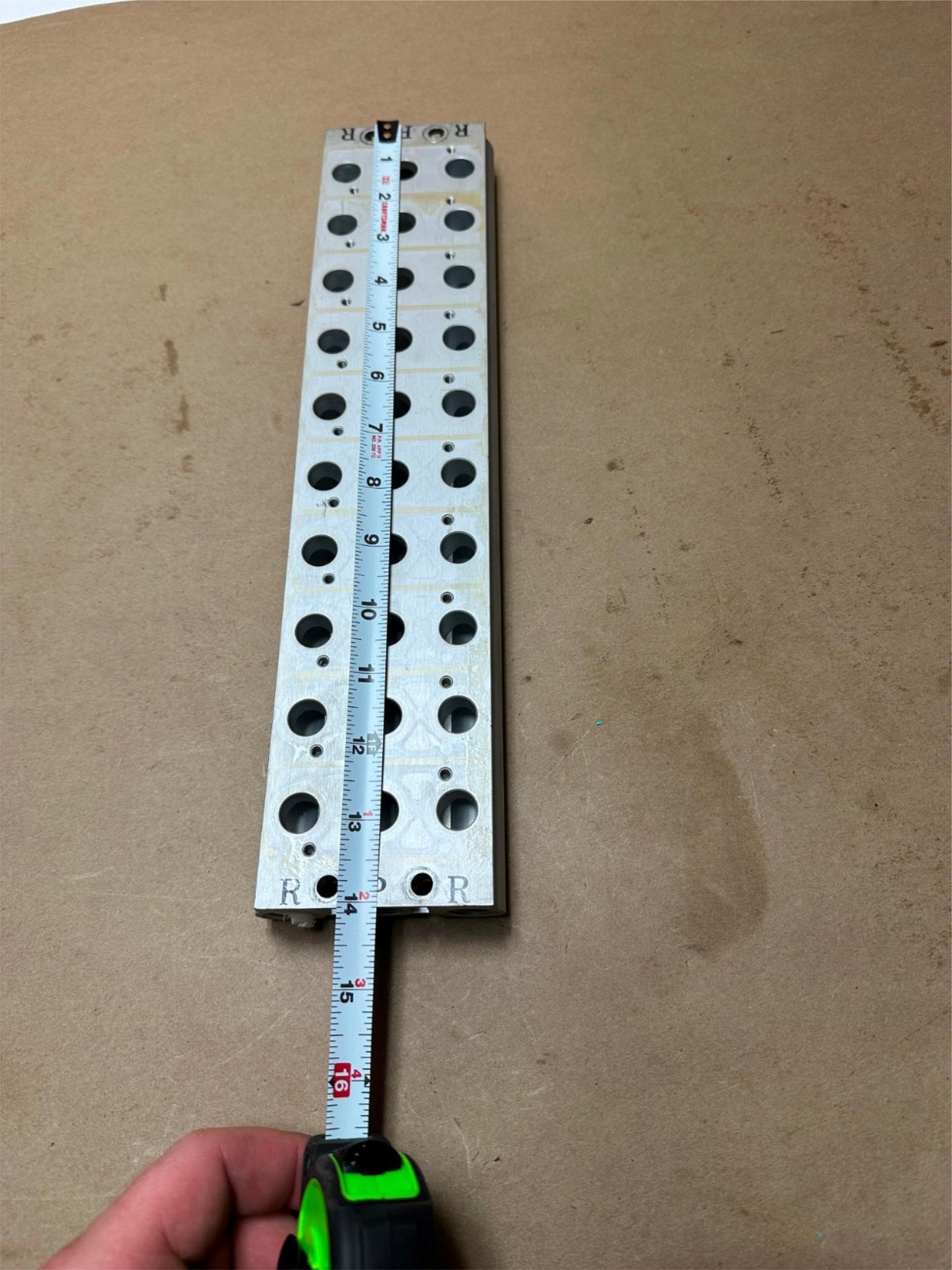 SMC Aluminum Pneumatic Manifold B-Mount, Type 30, 10 Station for VFA5220