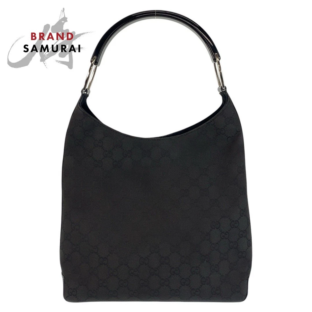 Sac à bandoulière Gucci noir argent quincaillerie Gg toile/plastique 001 3752 pour femme