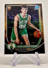 2025-26 Bowman Hugo Gonzalez Chrome Reptilian Refractor Rookie Card #BCV-28