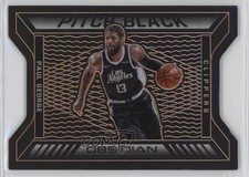 2020 Panini Obsidian Pitch Black Electric Etch Orange 19/35 Paul George #16 1q2