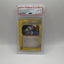 Energy Charge PSA 10 2001 Japanese VS 1st Edition Trainer Card #138/141 POP 74