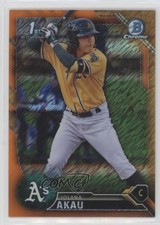 2016 Bowman Chrome Prospects Orange Shimmer Refractor 7/25 Iolana Akau r8l