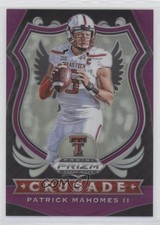 2020 Panini Prizm Draft Picks Crusade Purple Prizm Patrick Mahomes II #80 2qw