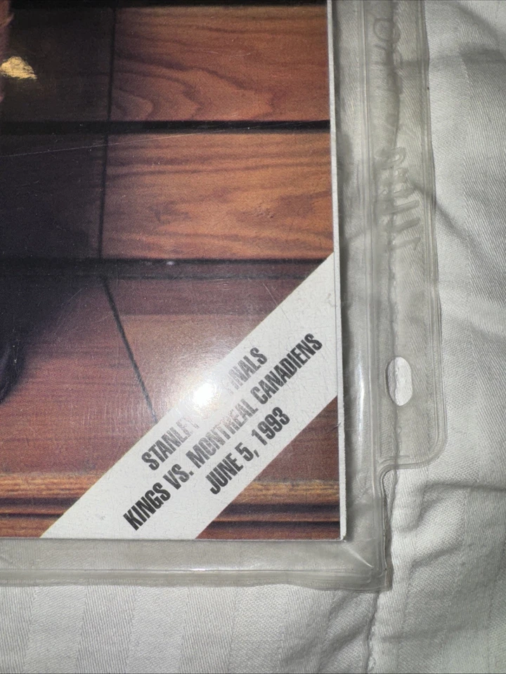 WAYNE GRETZKY Montreal Canadiens vs LA Kings Stanley Cup Finals PROGRAMA 6/5/93 Foto 2 de 4