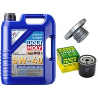 MotoröL Filter Set 5W-40 5 Liter + ÖLablassschraube FüR Chevrolet Opel Saab 1.6