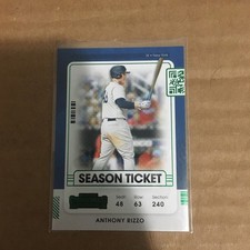 Anthony Rizzo Green Season Ticket Parallel Contenders 2021 Panini #53 Yankees 