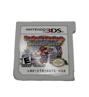 Paper Mario Sticker Star (Nintendo 3DS) Cartridge Only Tested
