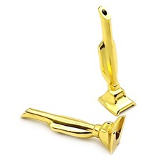 2Pcs/set Men Gift Party Accessories Metal Straw Tube As Vacuum For Snuff Basket