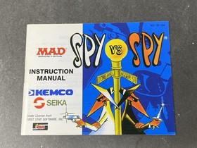 Spy vs. Spy (Nintendo Entertainment System, 1988) Nes Game Complete CIB box