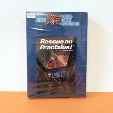 RESCUE ON FRACTALUS! ATARI XE WITH BOX NEW SEALED VIDEO GAME CARTRIDGE image