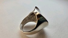 Vintage Abstract Handmade Taxco Mexican Size 6 Ring 13.08gr
