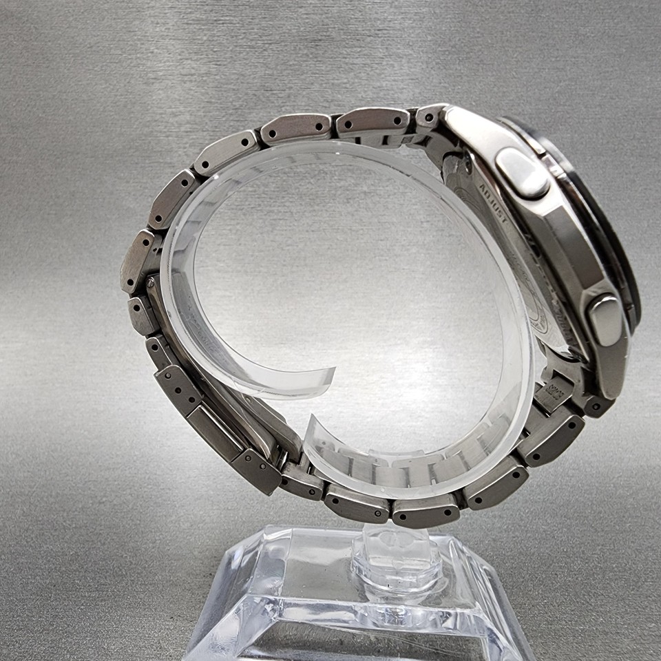 Casio Oceanus OCW-M800 Watch Men 43mm black Dial Titanium Date Chrono ...