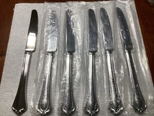 Lenox ALCOTT dinner knives, NEW, Stainless Lot of 6