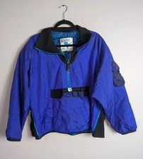 Kaelin Ski 90's Vintage Striped Animal Print Jacket Size Medium M