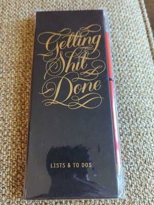 Getting Shit Done List & To Dos New By Calligraphuck