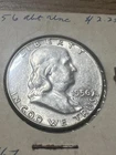 1956 P FRANKLIN HALF DOLLAR 90% SILVER 50¢ PHILADELPHIA AU Get it Graded!