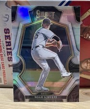 2023 Panini Select Noah Schultz 119 Premier Level Silver Prizm Chicago White Sox