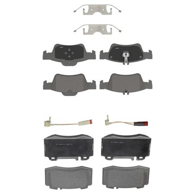 Wagner ThermoQuiet Semi-Metallic Brake Pad Kit For Mercedes-Benz CLS500 CLS550