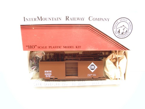 INTERMOUNTAIN PS-1 - 40' BOXCAR - ERIE #84006-ESCALA HO-KIT | Zustand: New