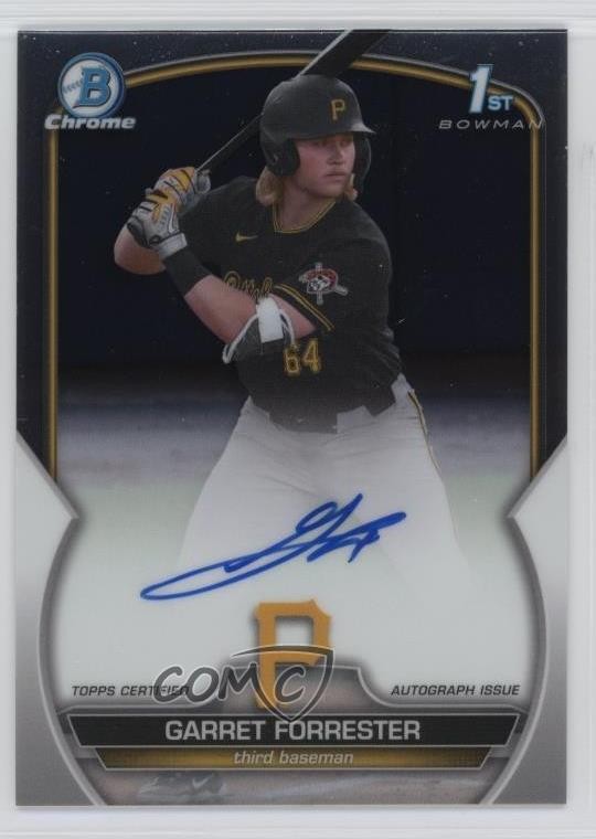 2023 Bowman Draft Chrome Prospect Auto Garret Forrester #CDA-GF