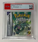 Pokemon Emerald Version Nintendo Game Boy Advance GBA PSA 9.0 CIB 9.2 BOX!