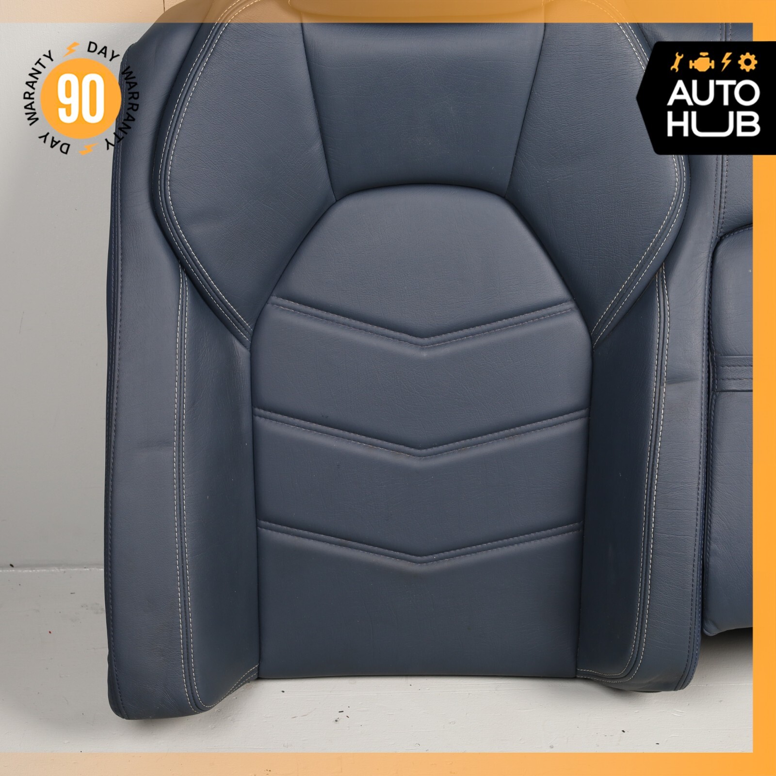 13-18 Maserati GranTurismo M145 S Rear Upper Top Seat Cushion Blue OEM