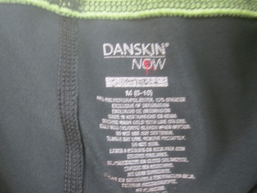 Danskin Now Pants Womens Medium Gray Green Fitted Athletic - Photo 3/10