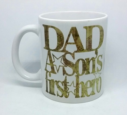 Hero Fathers Day Coffee Mug Best Dad Father Son Cup Birthday Present Gift Mugs a - Picture 9 of 12
